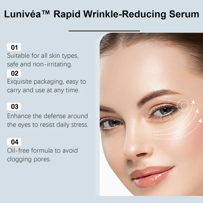 Results In 60 Seconds - Lunivéa™ Rapid Wrinkle-Reducing Serum for Wrinkles, Bags & Dark Circles