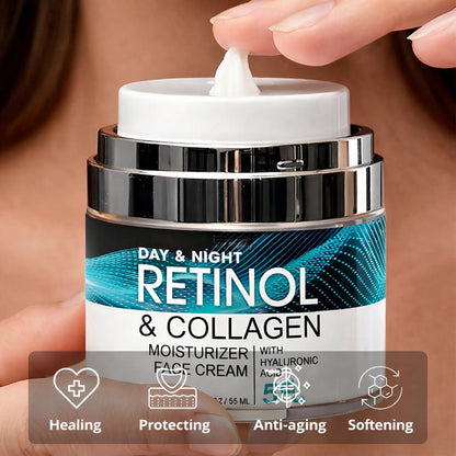 🌿 Anti-Aging Retinol Cream ✨ Restore Younger-Looking Skin Naturally💙 Firm, Smooth & Hydrate Your Skin-&F
