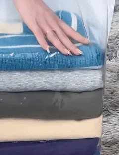 No-Pump Vacuum Storage Compression Bags