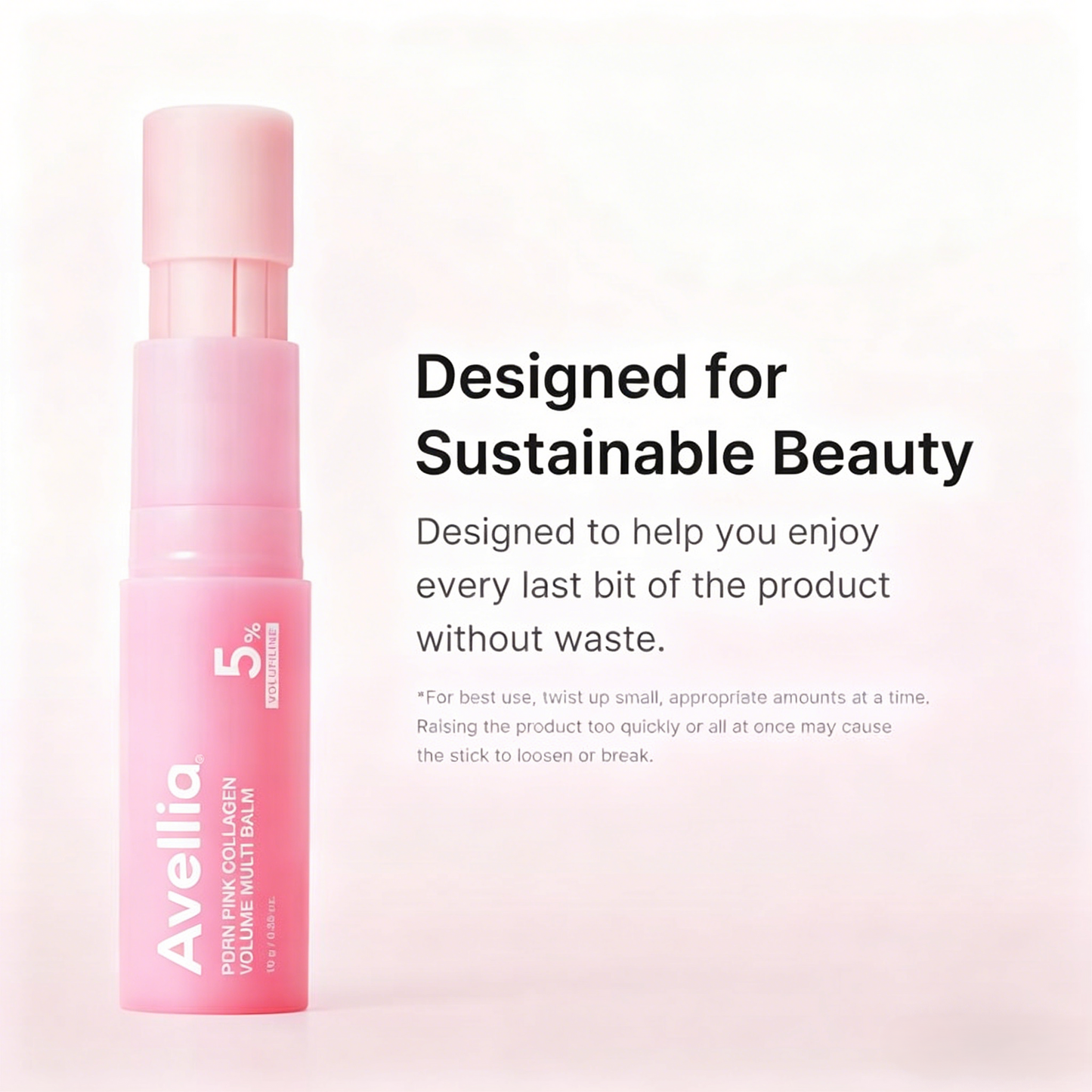 [NEW] Avellia PDRN Pink Collagen Volume Balm Stick All-in-One Anti-Aging Care for Smoother, Plumper, Youthful-Looking Skine-tss
