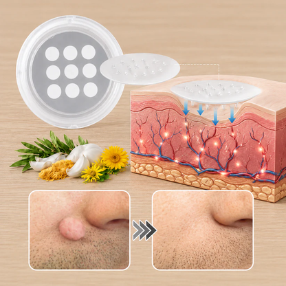 ✨ShapeOil®2-in-1 Microneedle & Hydrocolloid Patch🍀| Removes Raised Moles, Acne, Flat Warts & Skin Tags | Helps Improve Wrinkles, Scars & Blemishes | Invisible Patches for Face & Body
