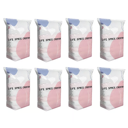 No-Pump Vacuum Storage Compression Bags