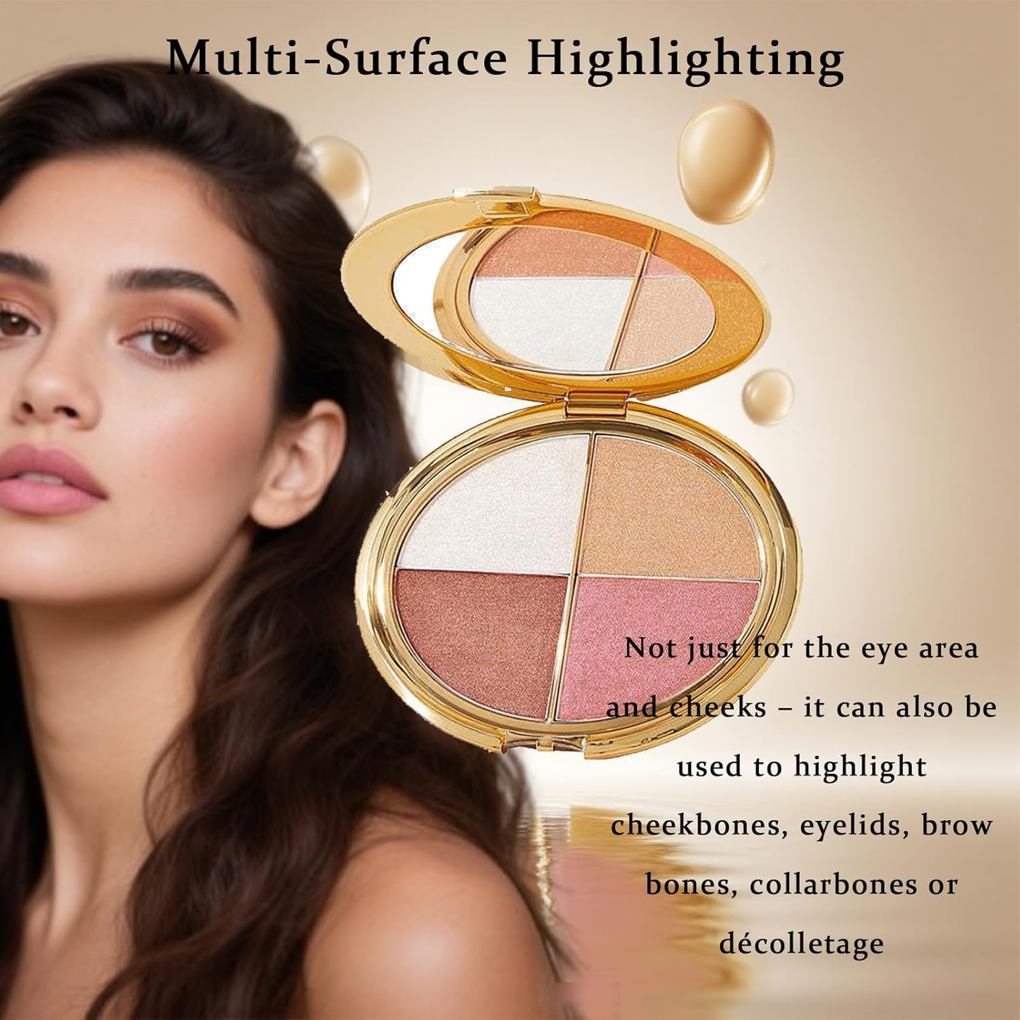 ✨ INSTANT GLOW GODDESS Eye & Cheek Palette 4-IN-1 Glow System