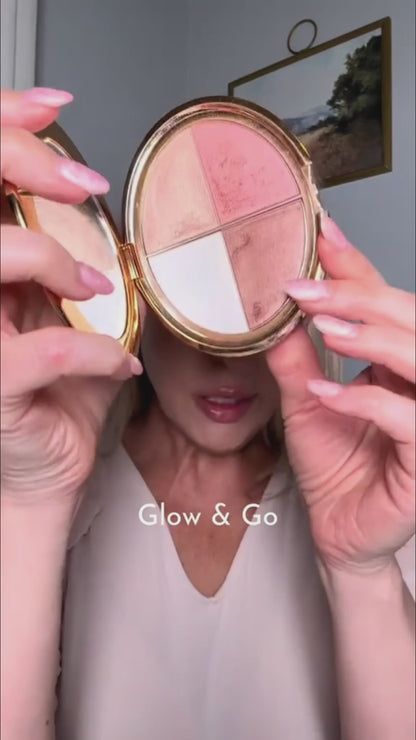 ✨ INSTANT GLOW GODDESS Eye & Cheek Palette 4-IN-1 Glow System